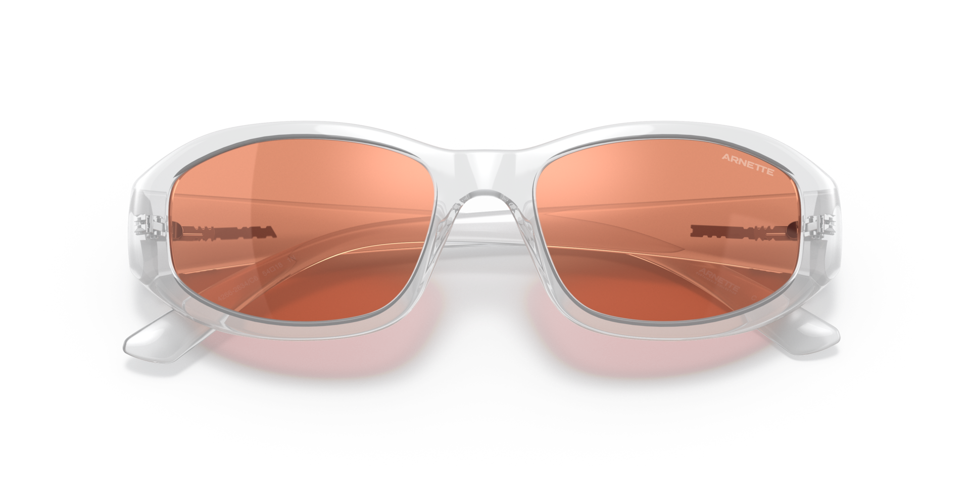 Polarized Replacement Lenses For Arnette AN4266 Lizard Sunglasses - Silver Mirror, 1.5mm Thick, USA Made - View #8