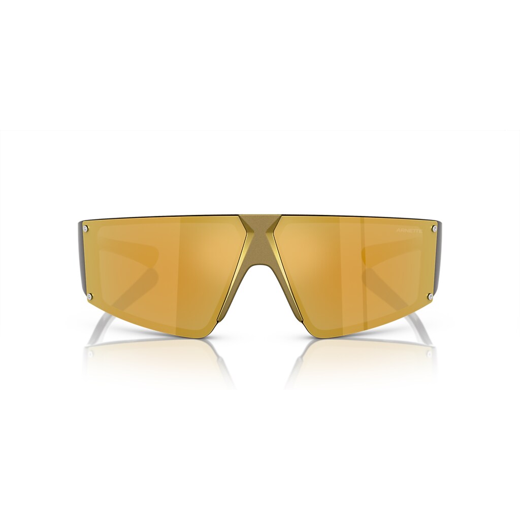 SATURNYA Sunglasses in Brown Mirror Gold | Arnette®