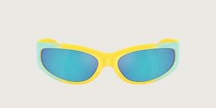 Arnette Catfish Sunglasses in Iridescent Blue/Green/Light Azure Mirror Teal Arnette Catfish AN4302 Iridescent Blue Green/Azure 62 Size main image 3