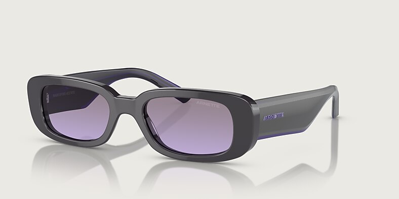 LITTY Sunglasses in Fifty Grey/Purple | Arnette® display picture 2