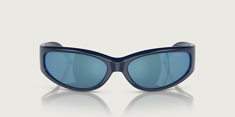 Arnette ブラック サングラス キャットフィッシュ CATFISH Sunglasses in Dark Grey Mirror Water Polarized