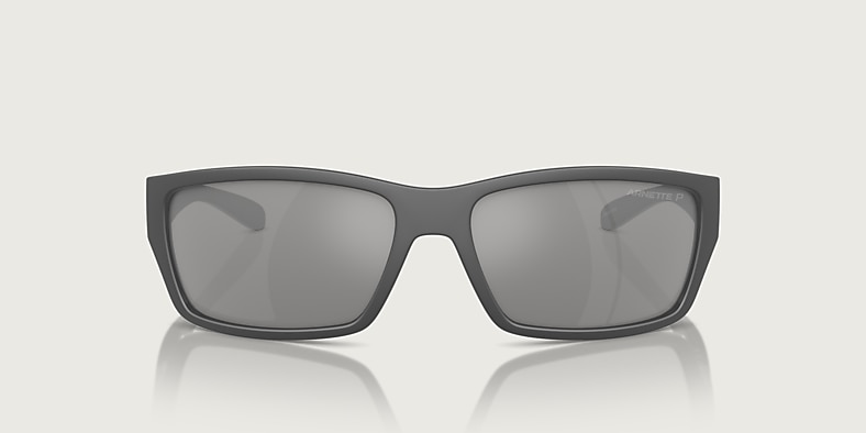 FRAMBUESA Sunglasses in Grey Mirror Silver 80 Polar | Arnette®