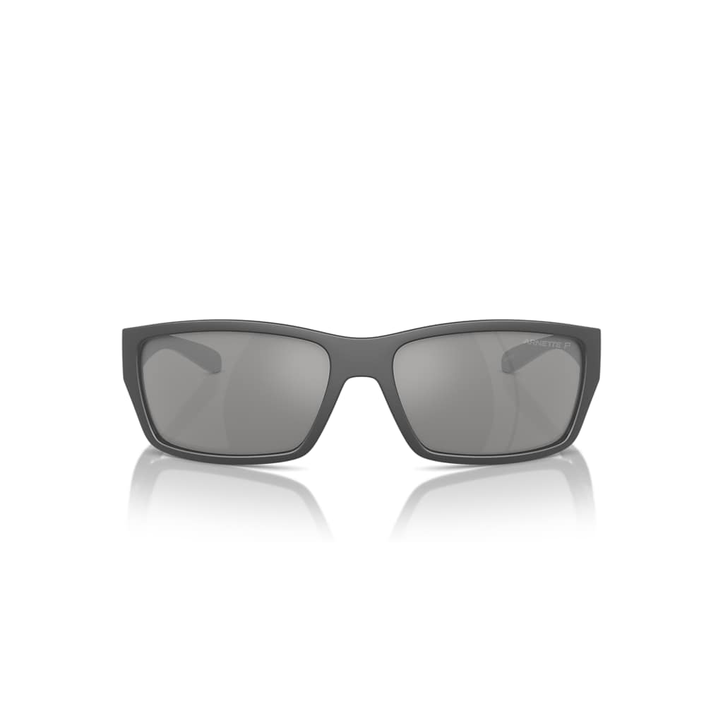 FRAMBUESA Sunglasses in Grey Mirror Silver 80 Polar | Arnette®