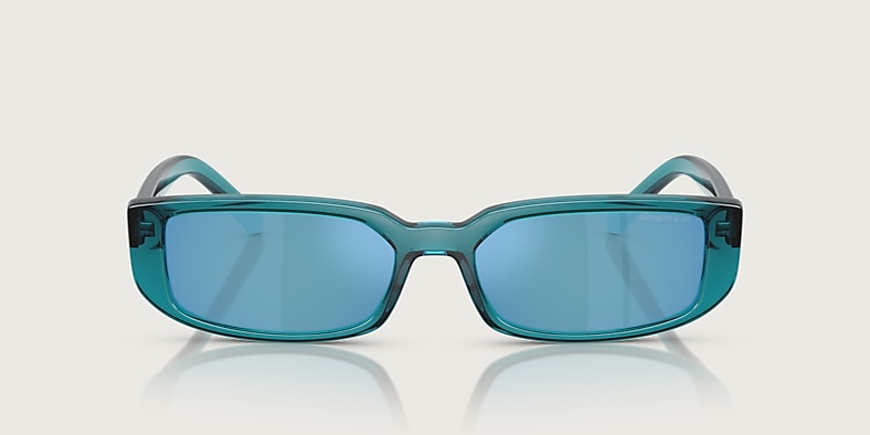 JET Sunglasses in Dark Grey Mirror Water Polar | Arnette®