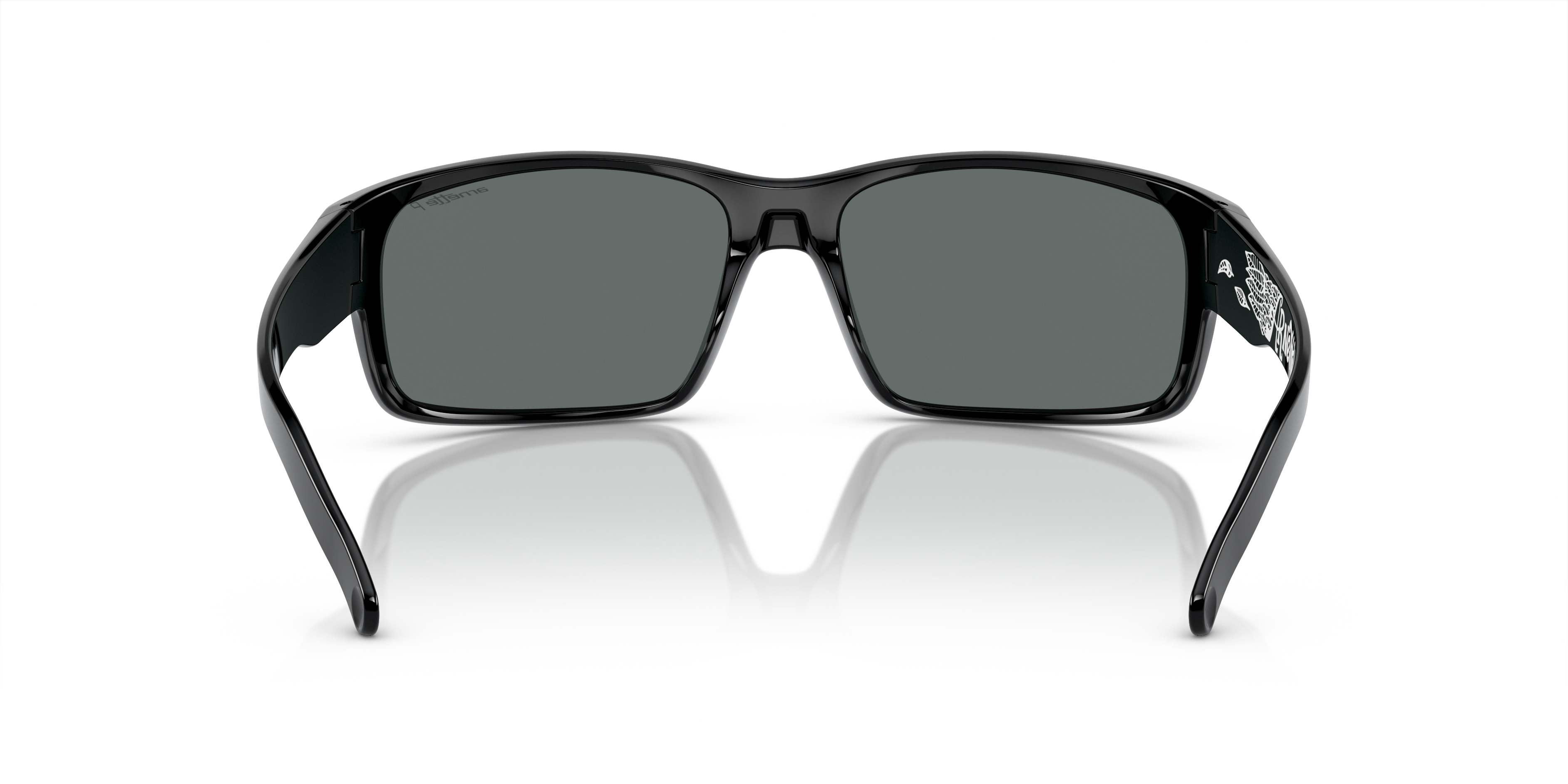 Arnette Fastball AN4202 Men's Sunglasses - Black Frame, Polarized Grey Lens, 62mm