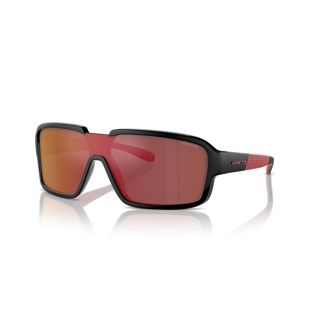 FRESA Sunglasses in Dark Grey Mirror Red/Yellow | Arnette®